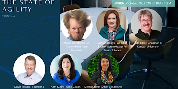 The State of Agility Townhall October 15th, 2020