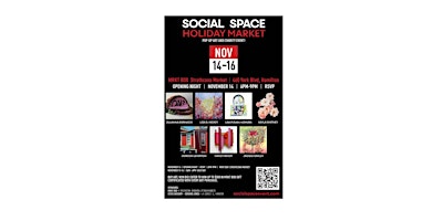Image principale de SOCIAL SPACE | Holiday Art Market Pop-Up  at MRKT Box - Strathcona Market