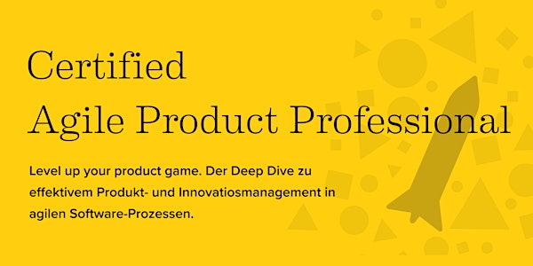 Online-Weiterbildung: Certified  Agile Product Professional