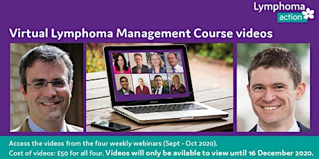 Virtual lymphoma management course - video recordings primary image