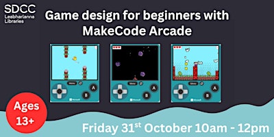 Image principale de Game design for beginners with Microsoft MakeCode Arcade (Ages 13+)