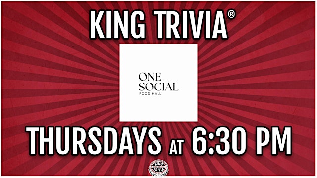 Imagen principal de Trivia Night at One Social Food Hall
