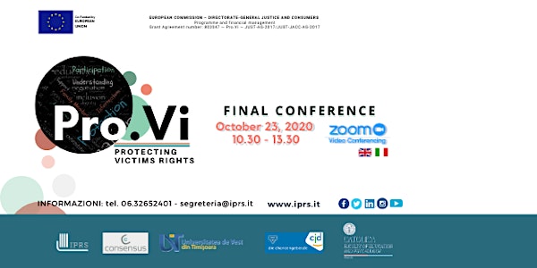 Pro.Vi - Protecting Victims' Rights - Final Conference