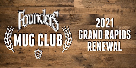 Founders Brewing Co. 2021 GRAND RAPIDS Mug Club Renewal primary image