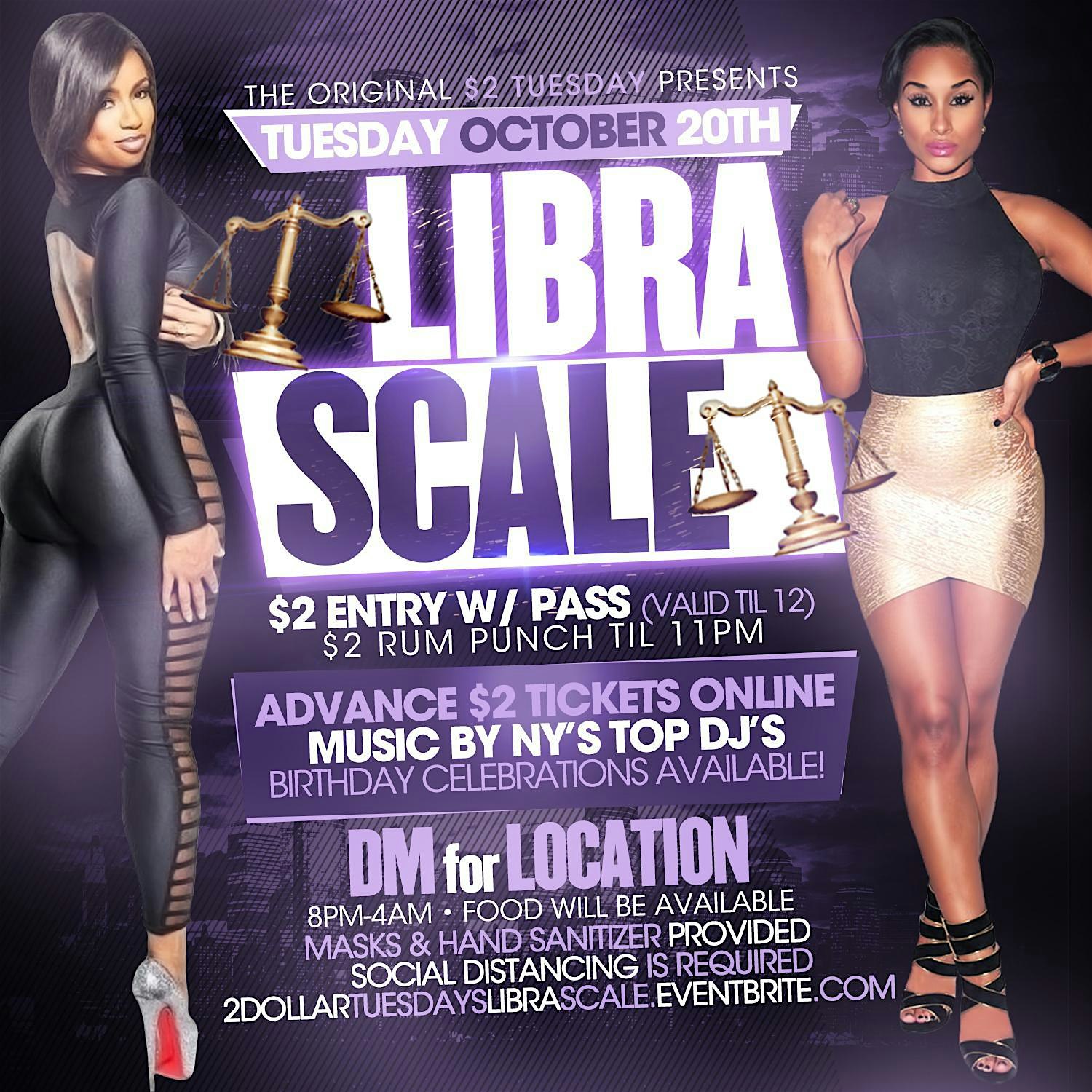 $2 Tuesdays : THE LIBRA SCALE EDITION