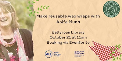Immagine principale di Make reusable wax wraps with Aoife Munn