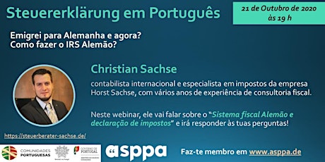 ASPPA - Webinar Steuererklärung em Português