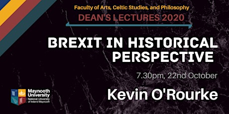 Dean's Lecture 2020 - Kevin O'Rourke