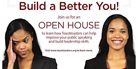 Imagem principal do evento Open House at Liberty Village Toastmasters (Online)