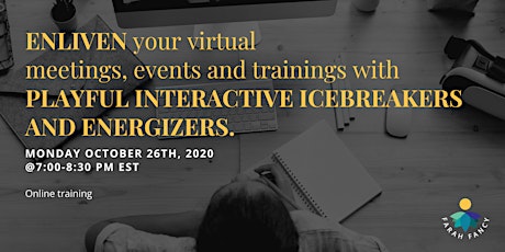 Enliven your virtual meetings with interactive icebreakers & energizers primary image