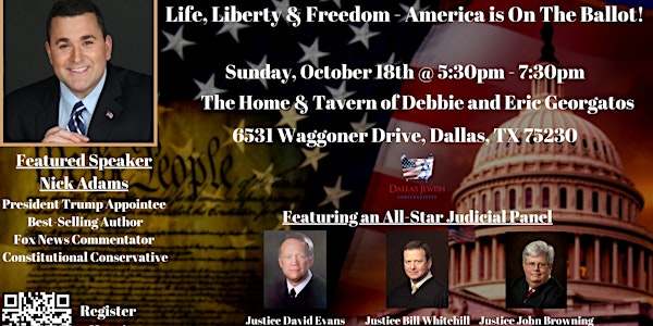 Life, Liberty & Freedom with Nick Adams - America is On The Ballot!