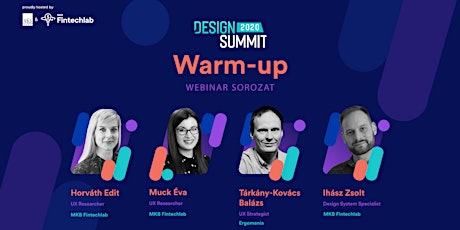 Design Summit Warm-Up I. - Remote research és Design System