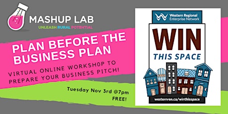 Plan Before the Business Plan - Virtual Workshop primary image