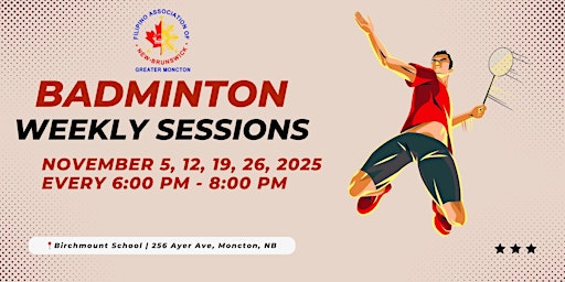Hauptbild für Badminton Weekly Sessions