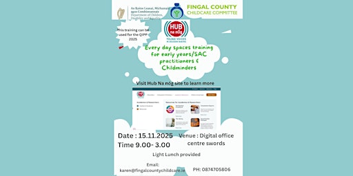 Image principale de Everyday Spaces Training for Early years/SAC Educators & Childminders