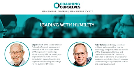 Leading with Humility w. Edgar Schein and Peter Schein primary image