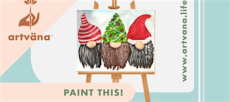 Artvana Holiday Paint & Sip Class at The Juice Box Centralia December 2025 image
