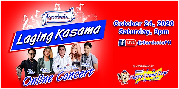 Gardenia Laging Kasama Online Concert - Happy Bread Day 2020