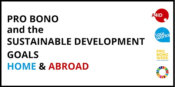 Pro Bono and the Sustainable Development Goals – home and abroad