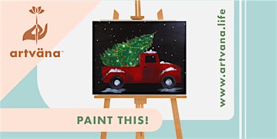 Artvana Holiday Paint & Sip at Cranes Castle in Bremerton December 2025 image