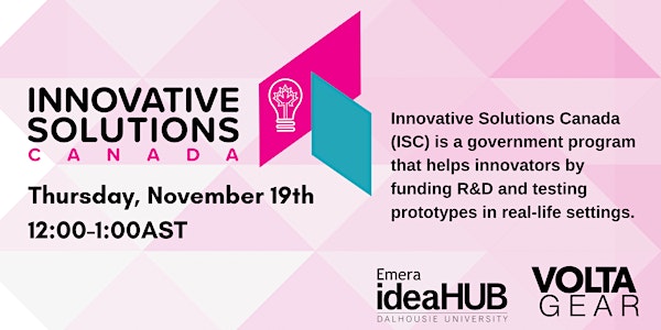 Innovative Solutions Canada |  Lunch & Learn