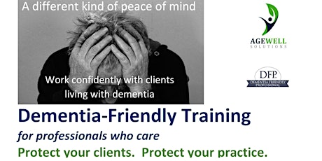 Imagen principal de Dementia-Friendly Professional™ Training - (Nov 3-24)