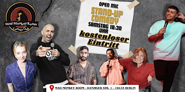 Image principale de Weekend Monkeys Comedy | EARLY SHOW 18:30 UHR | Stand Up im Mad Monkey Room