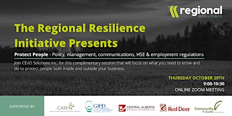 The Regional Resilience Initiative Presents: Protect People primary image