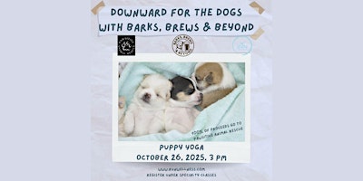 Image principale de Downwards for the Dogs Puppy Yoga