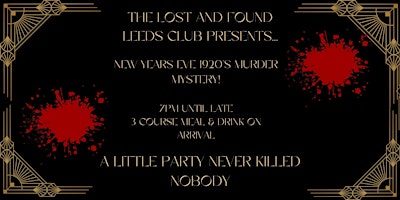 New Years Eve 1920's Murder Mystery primary image