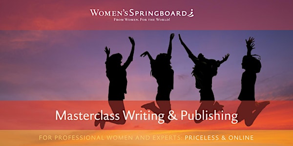 Masterclass Writing & Publishing (in English)