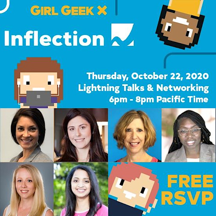 Virtual Inflection Girl Geek Dinner - Talks & Networking! image