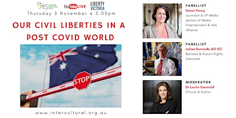 WEBINAR: Our Civil Liberties in a post covid world primary image