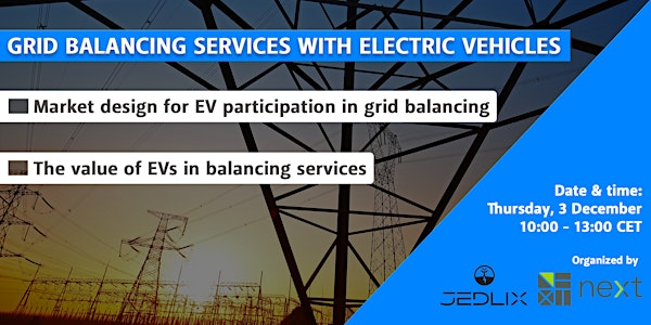 Grid balancing services with electric vehicles