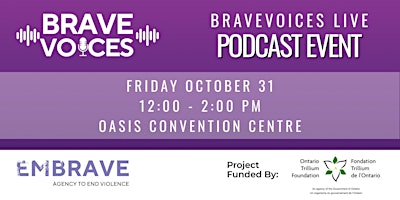 Immagine principale di Stories of Allyship, Advocacy & Action - BraveVoices Live Podcast Event
