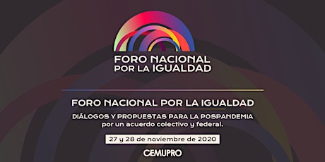 Foro Nacional por la Igualdad: Diálogos y Propuestas para la pospandemia.