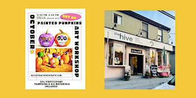 Image principale de SPOOKY PAINTED PUMPKINS! with MULU Mobile Art Studio at The Hive