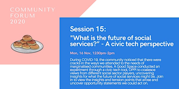 Session 15: What is the future of social services? A civic tech perspective