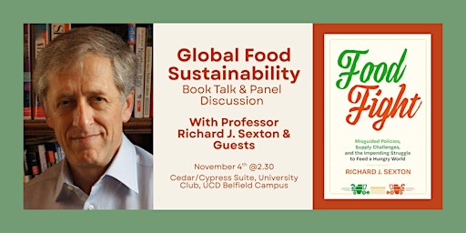 Image principale de Global Food Sustainability: Book Talk & Panel Discussion
