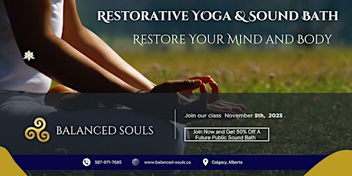 Restorative Yoga and Sound Bath primary image