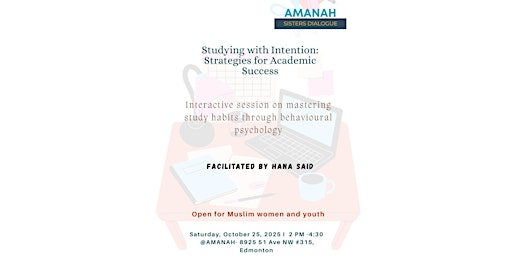 Image principale de Studying with Intention: Strategies for Academic Success