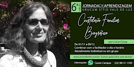 Imagem principal do evento Constelação Biografica Familiar online com Lucia Casoy