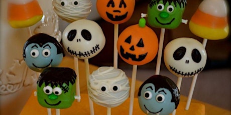 Halloween cake pop baking and decorating activity primary image
