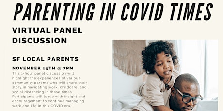 Parenting In COVID Times Virtual Panel Discussion