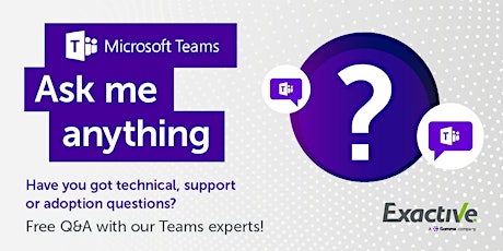 Microsoft Teams 'Ask Me Anything' - November primary image
