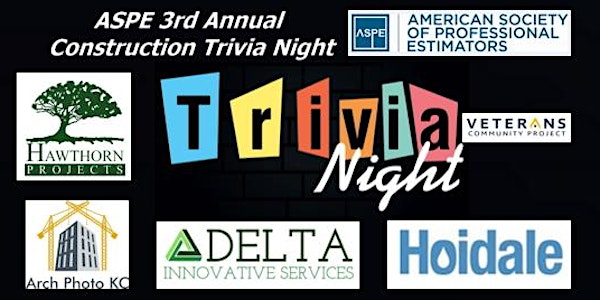 3rd Annual ASPE Construction Trivia Night Fund Raiser for VCP Tiny Houses
