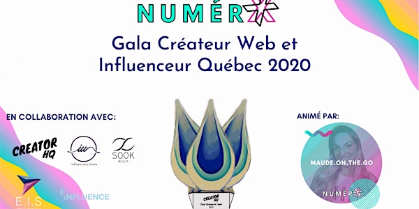 Gala Créateur Web et Influenceur Québec 2020