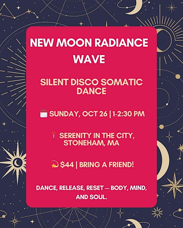 Image principale de New Moon Radiance Wave Silent Disco Somatic Dance