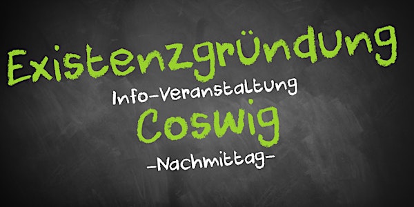 Existenzgründung Informationsveranstaltung Coswig (Nachmittag)