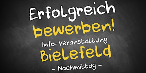 Bewerbungscoaching Infoveranstaltung Bielefeld - Nachmittag primary image